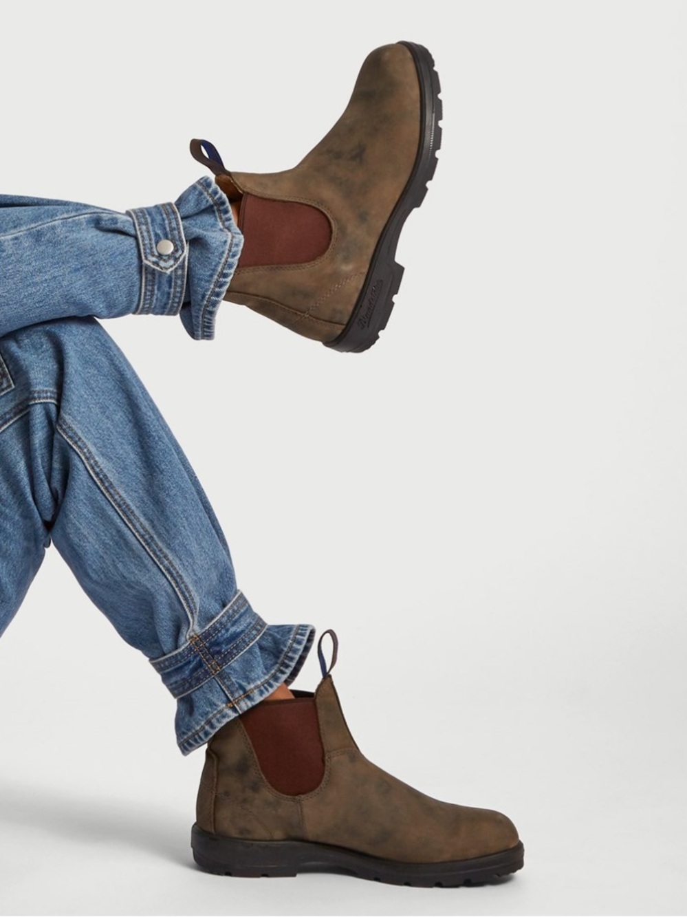 Blundstone 585 CLASSIC CHELSEA BOOTS IN BROWN / W7.5/M5.5